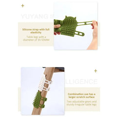 Pet Cat Hair Removal Massage Comb puppy kitten Grooming Self Cleaning Silicone Wall Corner Cats Scratching Rubbing Brush supply