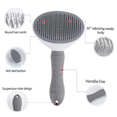Hair Remover Brush Cat Non-slip Beauty Brush Grooming Equipment Pets Stainless Steel For Dogs Pet Hair Removal Comb