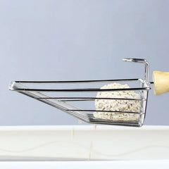 Cat Litter Shovel Wood Handle Metal Scooper with Hook Portable Stainless Steel Sifting Kitten Toilet Cleaning Tool Pet Products