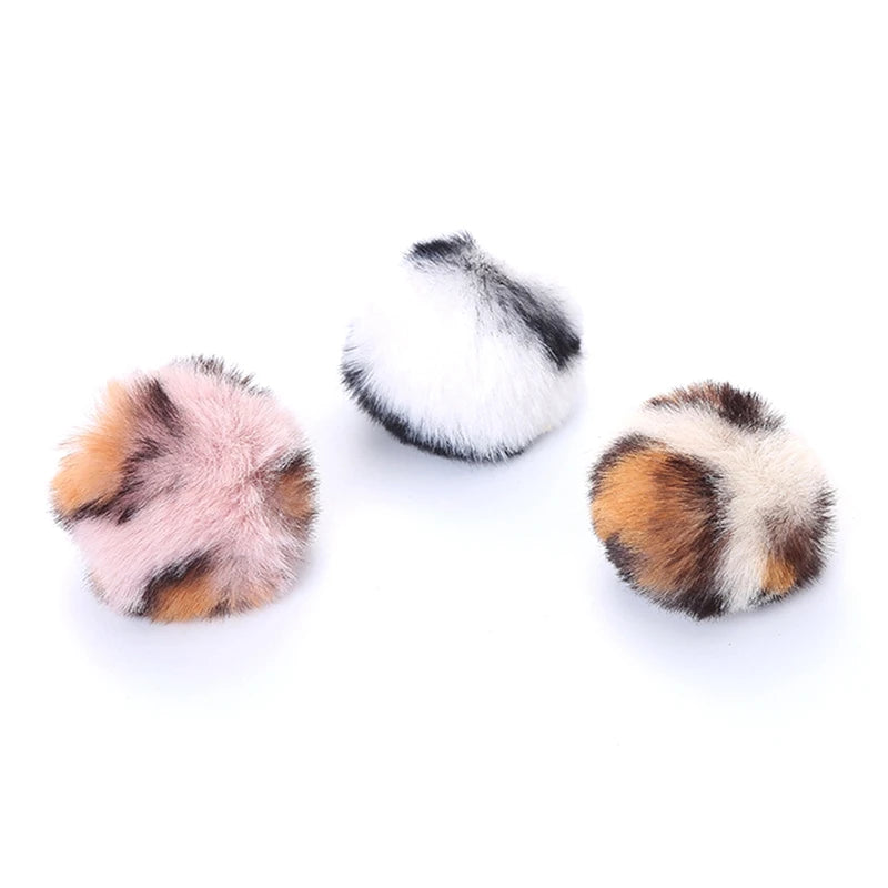 6pcs Pet Cat Toy Cat Chew Toy Plush Fashion Kitten Ball Toy Kitten Playing Toy with Catnip Funny Interactive Toys for Cats