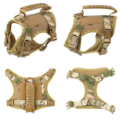 Tactical Cat Harness Vest Leash For Small Dog Adjustable Kitten K9 Vest With Patch For Military Service Dog Working Training