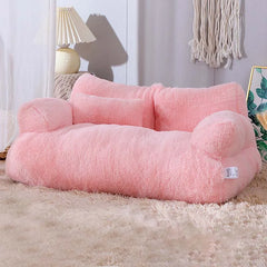 Luxury Cat Bed Super Soft Warm Pet Sofa for Small Dogs Cats Detachable Washable Non-slip Kitten Puppy Sleeping Bed Pet Supplies