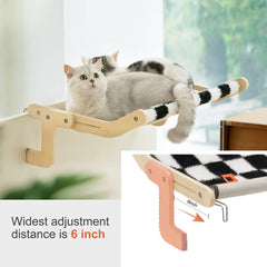 Cat House Window Perch Winter Mat Easy Washable Fabric Hammock Hanging Bed for Pet Seat Nest Bearing Cushion Shelf Sleep Seat