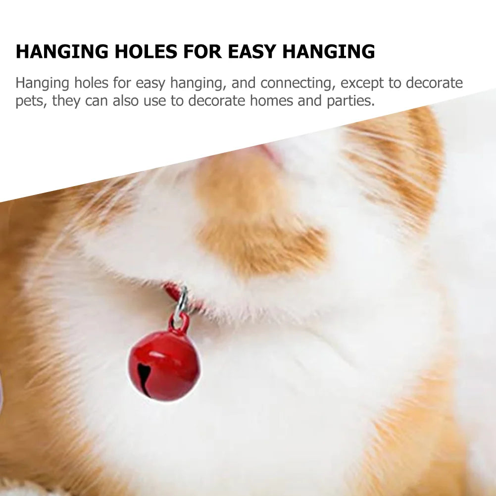 10 Pcs Pet Collar Bell Decorative Cat Bells Puppy Collars Multi-function Accessories Crafted Dog Buckle