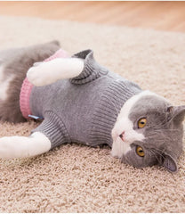 New Design SWC Cat Sweater, Dog Sweater, Cat Clothes for the Cold Season, 3 Colors Available (A9461)