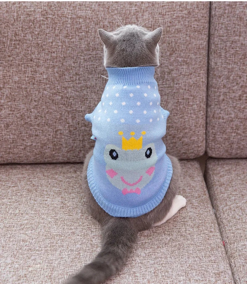 New Design SWC Cat Sweater, Dog Sweater, Cat Clothes for the Cold Season, 3 Colors Available (A9461)