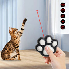 Laser Pointer 5 Adjustable Patterns Interactive Cat Toys USB Rechargeable Cat Laser Toy for Indoor Cats Dogs Pets