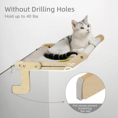 Cat House Window Perch Winter Mat Easy Washable Fabric Hammock Hanging Bed for Pet Seat Nest Bearing Cushion Shelf Sleep Seat