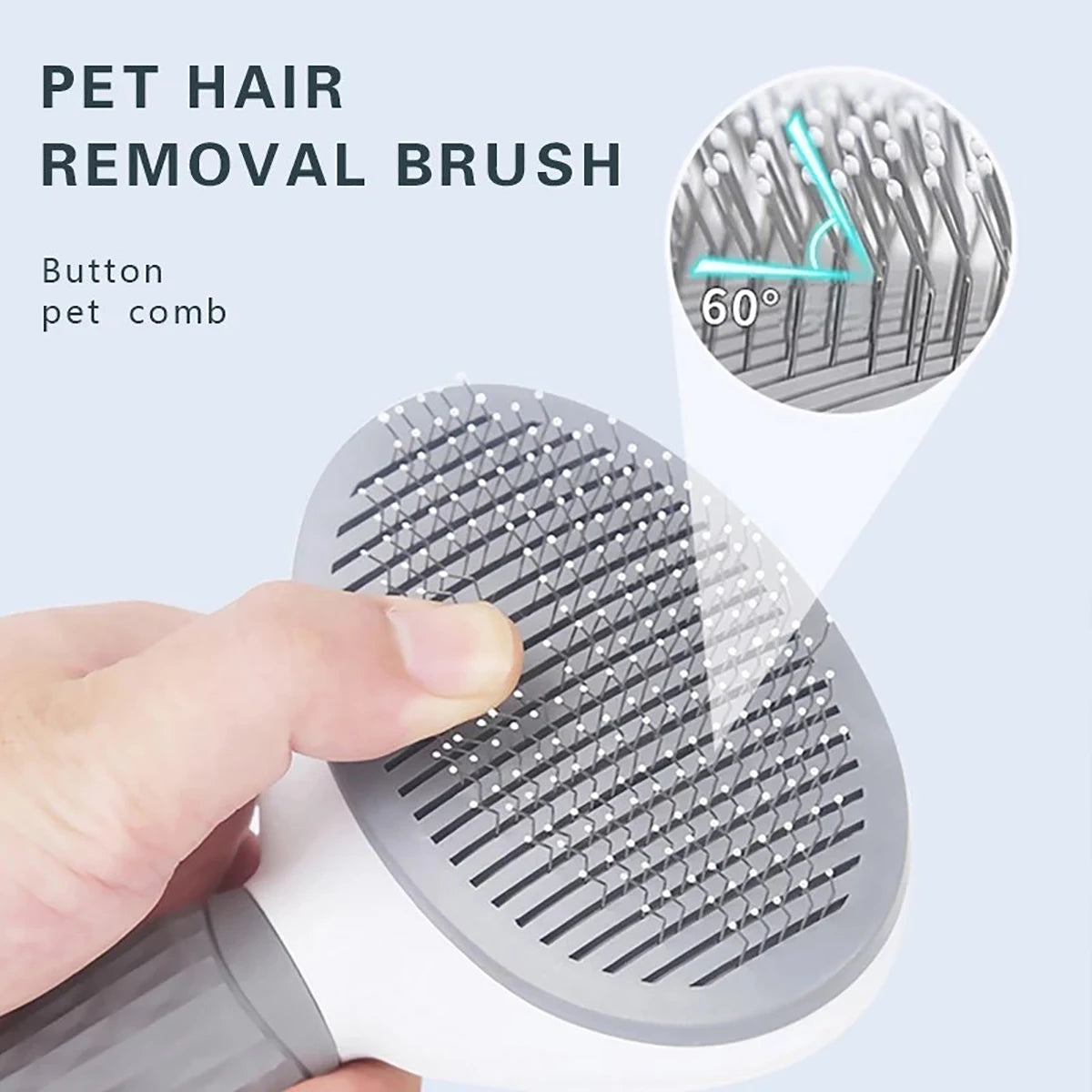 Hair Remover Brush Cat Non-slip Beauty Brush Grooming Equipment Pets Stainless Steel For Dogs Pet Hair Removal Comb