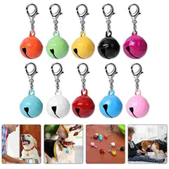 10 Pcs Pet Collar Bell Decorative Cat Bells Puppy Collars Multi-function Accessories Crafted Dog Buckle