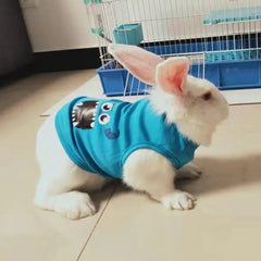 Summer Rabbit Cat Clothes Cute Cartoon Pet Vest for Cats Rabbits Bunny Clothing Kitten Sphynx Pullover Outfit ropa para gatos