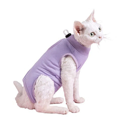 Cat Weaning Suit Anti-licking Recovery Clothes After Surgery Soft Puppy Kitten Jumpsuit Cat Sterilization Suit Pet Vest Clothing