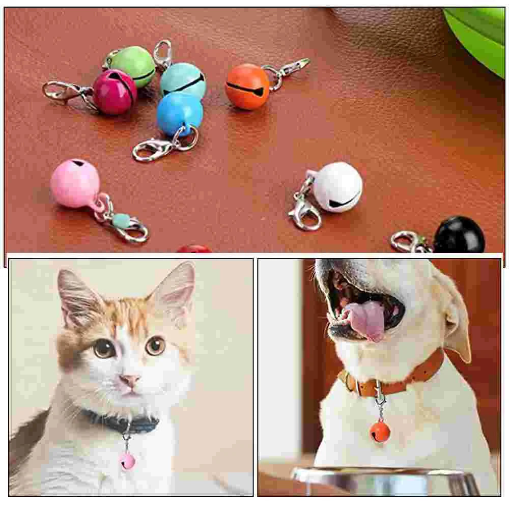 10 Pcs Pet Collar Bell Decorative Cat Bells Puppy Collars Multi-function Accessories Crafted Dog Buckle