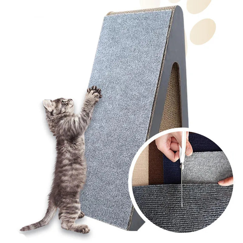 Cat Scratcher Sofa Tape Scratching Post Sofa Protection Artifact Self-adhesive Carpet Cats Scratch Board Cat Toys