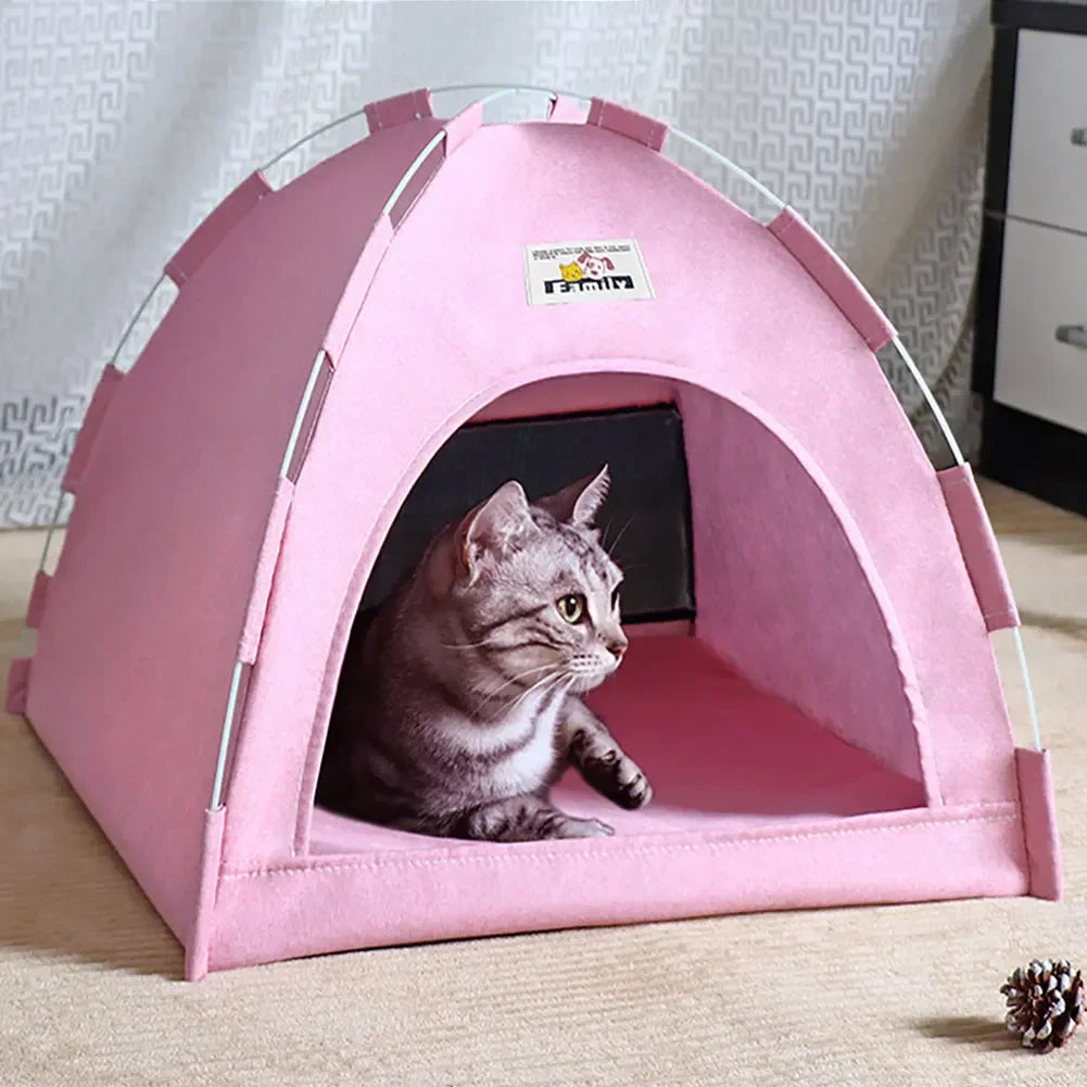 Pet Cat Tent Cave Hut Cat Sleep House For Kitten Puppy Playpen Cage Basket Cat Nesk Kennel Small Dog House Bed Chihuahua