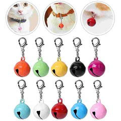 10 Pcs Pet Collar Bell Decorative Cat Bells Puppy Collars Multi-function Accessories Crafted Dog Buckle