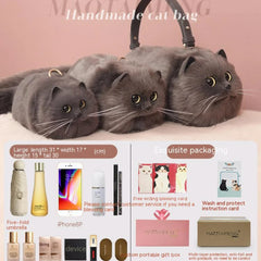 Handmade Cat Doll Bag Girl To Girl Birthday Gift Go Heart Niche Senior Practical, Cat Bag, A Variety of Ways To Use, Cute Cat